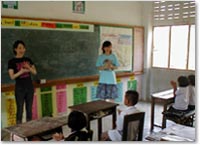 Baan Kum小学校の子供たち