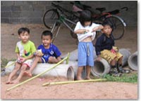 再び！Baan Kum小学校の子供たち